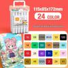 Double-Ended Marker Pen Set: Alcohol-Based Watercolor Pens for Children's Art and Graffiti
