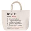Beach Bag - PLANETEE - Basile - Rope Handle - Large Size - Customizable