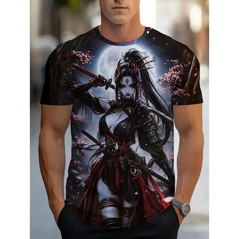 3D Print T-Shirts Men's Women Short Sleeve Round Neck T Shirt Oversized Streetwear Tees Unisex Tops Clothing