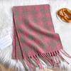 Luxury Brand Classic England Style Women Scarf Fashion Stripe Plaid Scarves Tassel Shawls Pashmina Lady Wrap Poncho Stoles