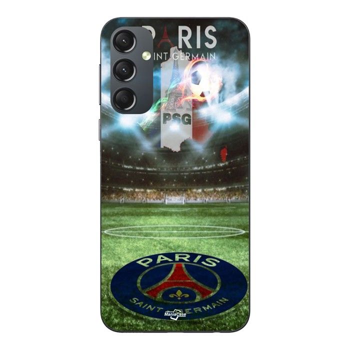 Coque de téléphone - MANIACASE - Samsung Galaxy A34 - Silicone - Souple - Paris Saint Germain Benfica