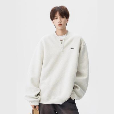 Sweatshirts for Men and Women In Winter Loose Velvet Thickened Jackets Boyish Casual Long-sleeved Tops
