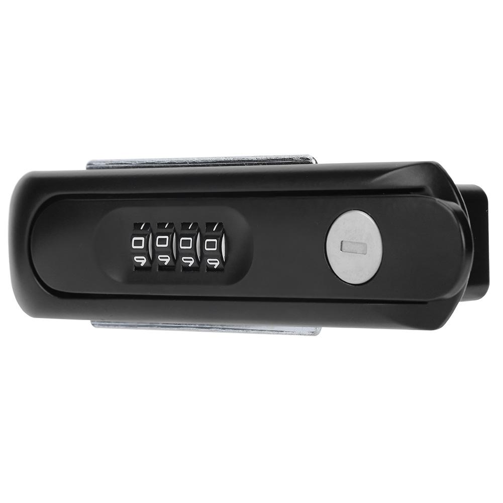 Zinc Alloy Cabinet Door Password Coded Lock with Keys for Home Office Hospital SchoolBlack