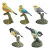 Simulationsvogelfiguren Simulierte Sammlerornamente Miniaturvögel Dekor