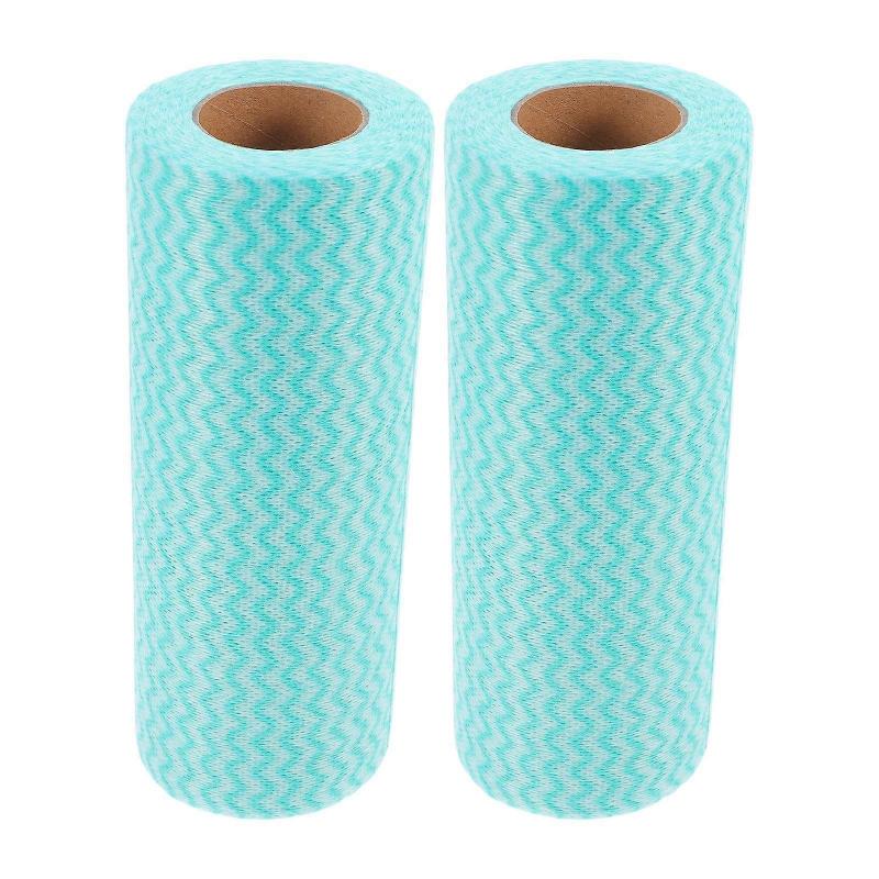 Disposable Kitchen Cloths Dishcloths for Cleaning 2 Rolls Washable Cloths