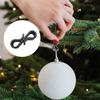 50pcs Clip Gutter Hooks S-shaped Elastic Tightening Hooks Light String Hook  Festival