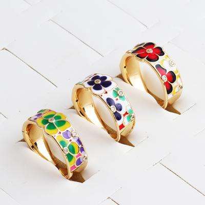 Neue bunte Glasur Emaille Ringe Metall Gravur Blume Ring Geometrie Unregelmäßig für Frauen Mädchen Reise Schmuck