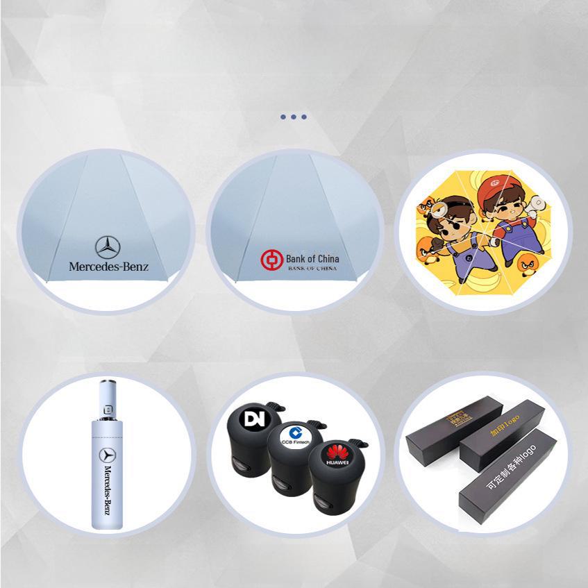 24-Rib Automatic Folding Women's UV Protection Sunshade Umbrella