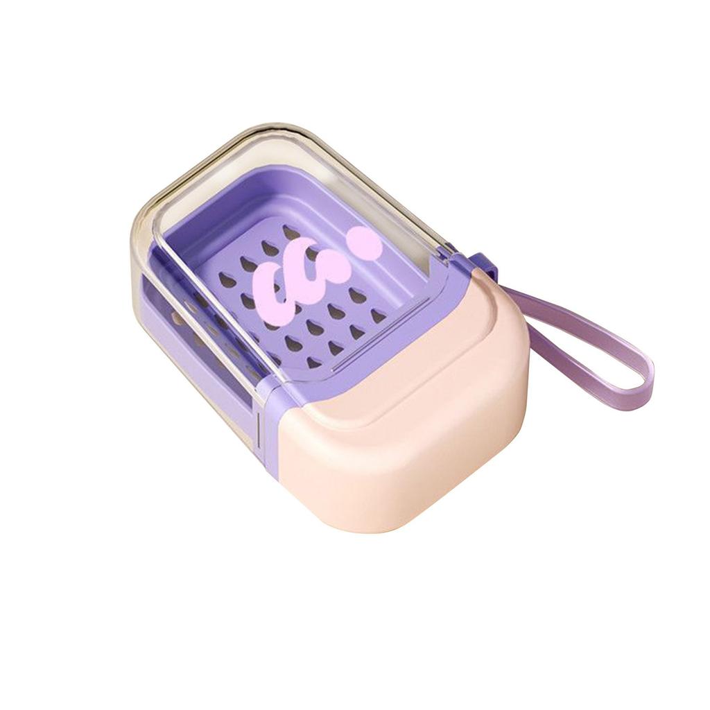 Portable Travel Soap Box New Creative Travel Dedicated Double Layer With Lid Sealed   Soap Box