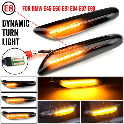 Dynamisches LED-Blinklicht Seitenmarkierungsleuchte Blinkerlampe Für BMW E90 E91 E92 E93 E60 E87 E82 E46