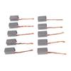 Electric Motor Carbon Brush Set, Electric Motor Brush, Carbon Brush with Good Thermal Conductivity 1020 Motor Slip Ring