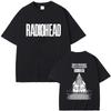 Radiohead Return To The Road European Tour T-shirt Men's Rock Vintage T Shirt Women Gothic Oversized T-shirts