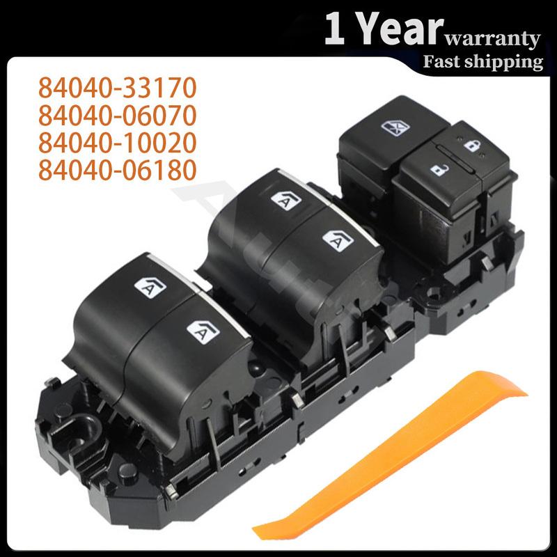 84040-33170 Front Left Side Electric Power Window Switch Lifter Control Button for Toyota Corolla C-HR RAV4 2018