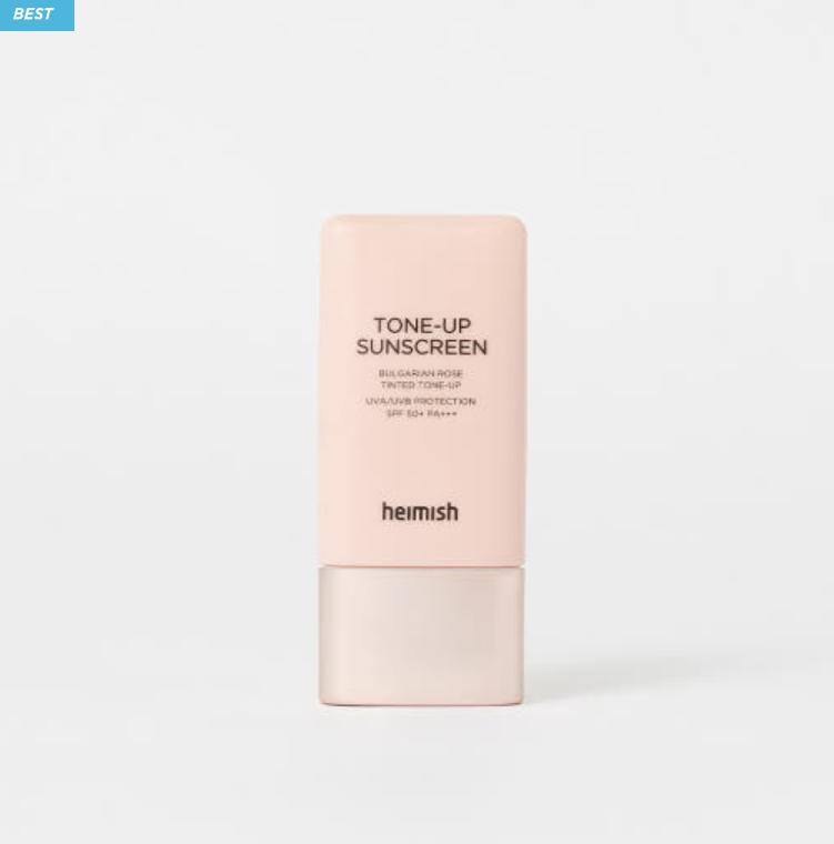 Heimish Bulgarian Rose Tone-Up Sunscreen SPF50+ PA+++ – Brightening UV Base 30ml