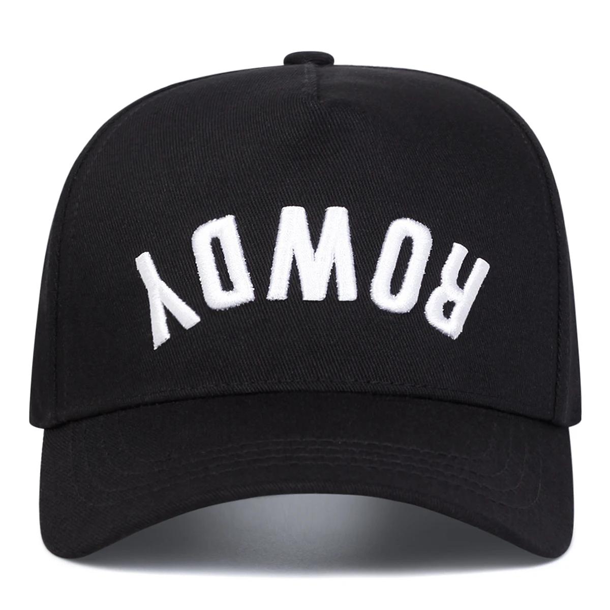 

Unisex Rowdy Letter Embroidery Baseball Caps Spring Autumn Outdoor Adjustable Casual Hats Dad Hat Sunscreen Hat