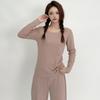 2025 Autumn/Winter Women's Plus Size German Velvet Round Neck Warm Long Sleeve Base Layer T-shirt
