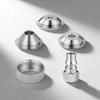 5 PCS Texture Sprayer Orifice Tip Set Wall Texturing Drywall Wall Painting Sprayer Tips Stainless Steel Tool Parts