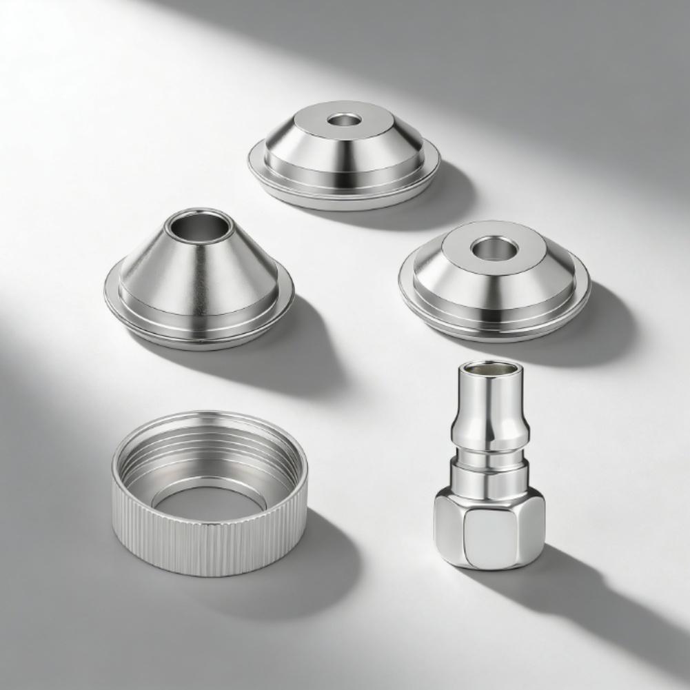 5 PCS Texture Sprayer Orifice Tip Set Wall Texturing Drywall Wall Painting Sprayer Tips Stainless Steel Tool Parts