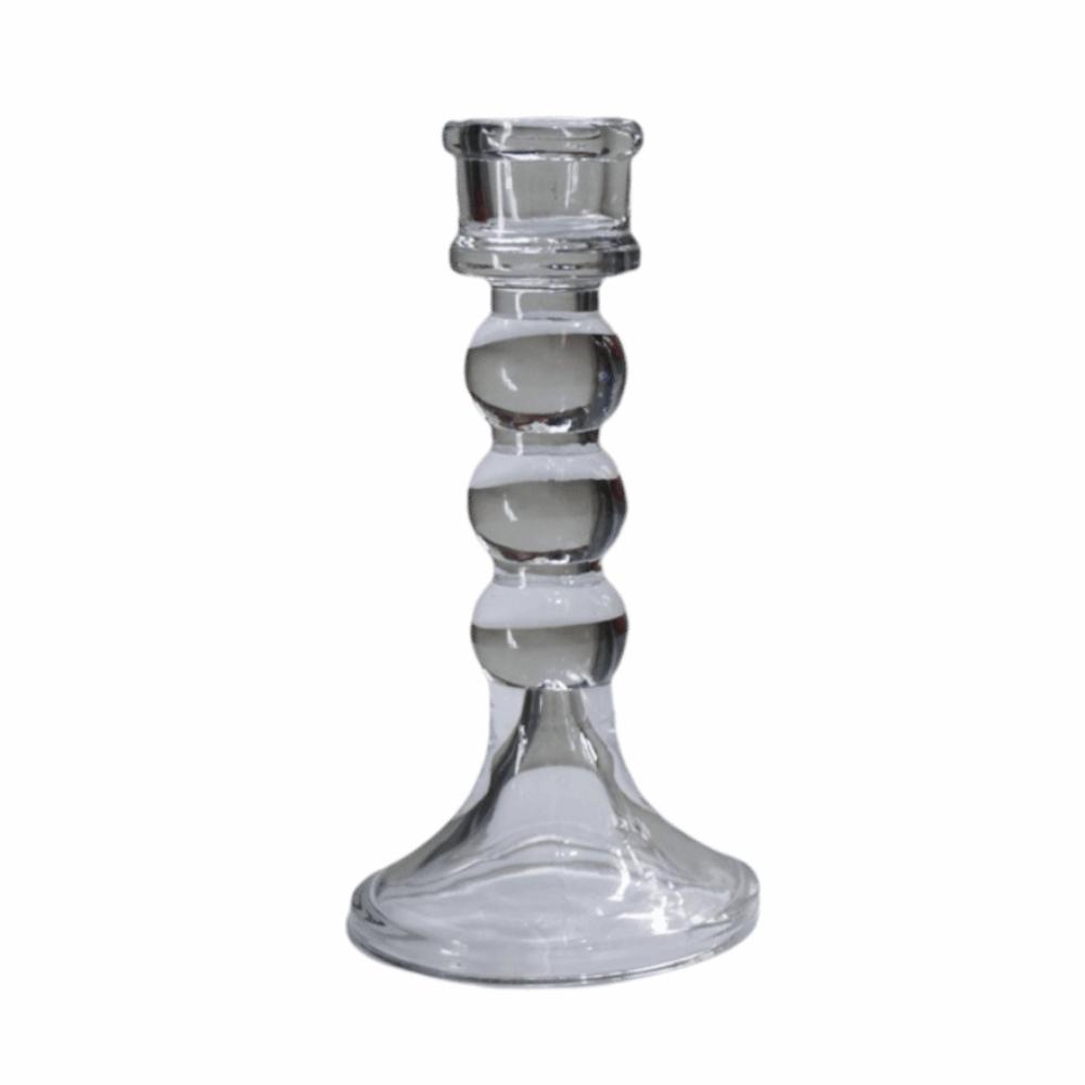 

Transparent Glass Candle Holder Romantic Simple Candles Stand Wedding Decoration Style 3