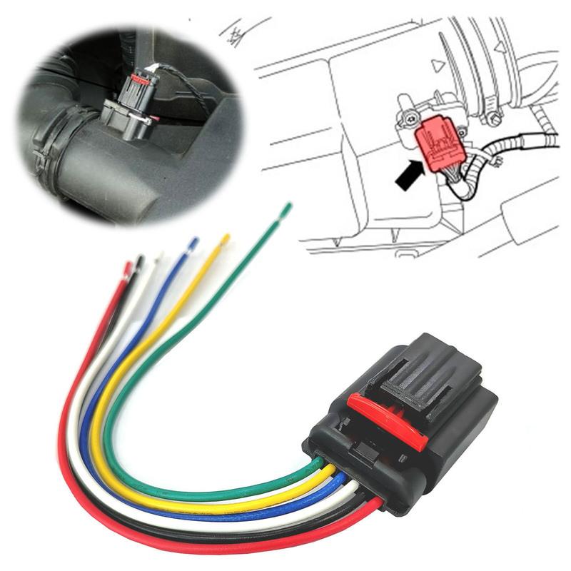Par Para Land Range Rover Sport L494 Evoque Freelander 2 Defender Discovery Sport MAF Sensor de Fluxo de Ar em Massa Conector Plug Fiação