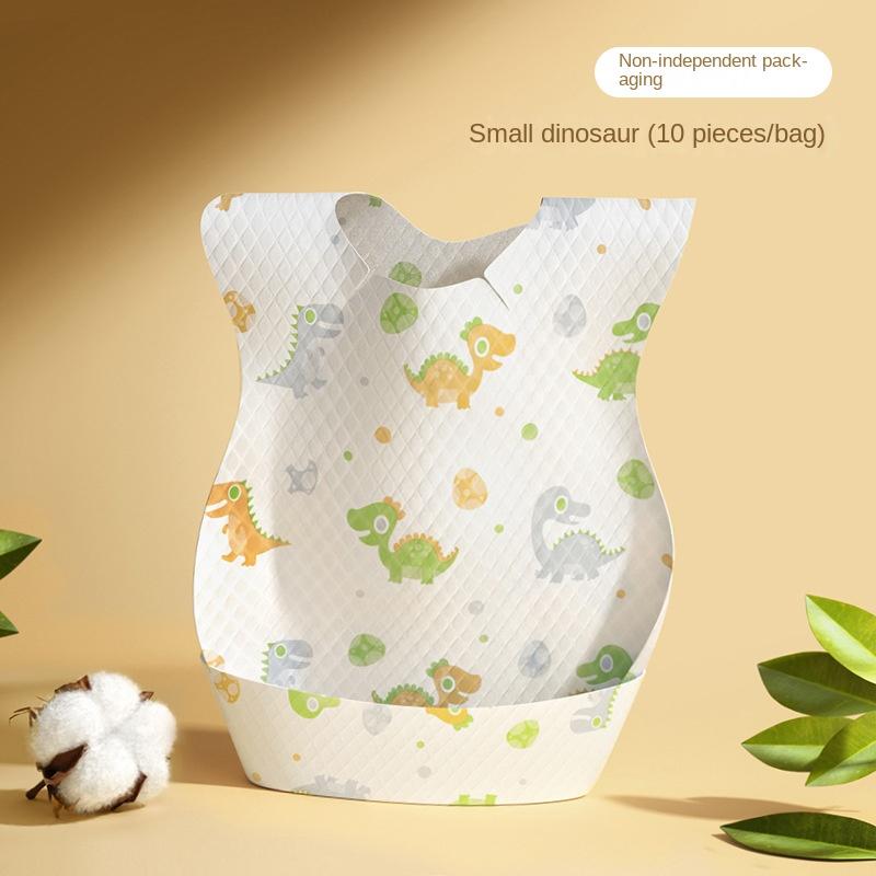 10/20pcs  Disposable Bibs and Drool Bibs for Infants and Young Children No Wash Bibs Waterproof Drool Bibs for Babies