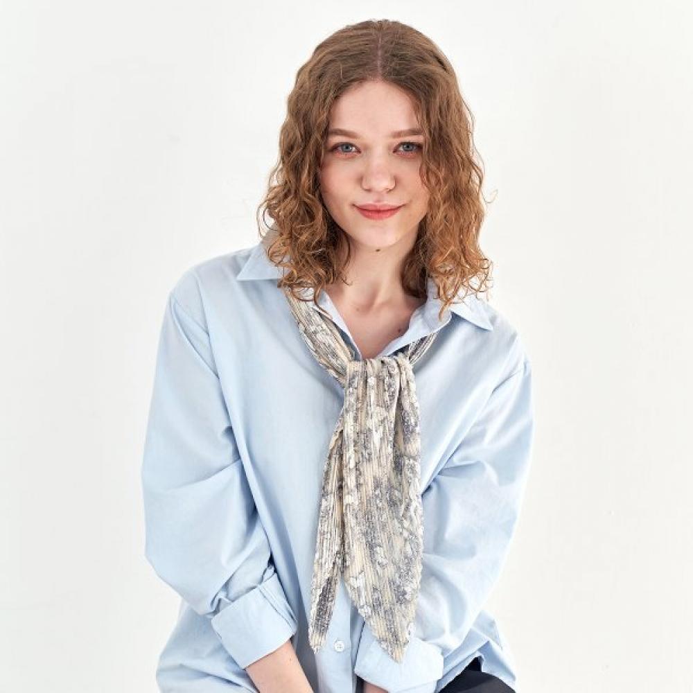 Dal Cashmere Pleats Scarf Sketch Single option