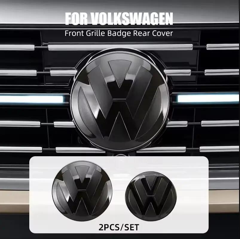 EPYFH1 For VW Volkswagen Jetta MK5 Golf Not Affect ACC Car Front Grill Cover OR Rear Trunk Emblem Lid For VW Golf 6/7/7.5/8/Passat /Pol