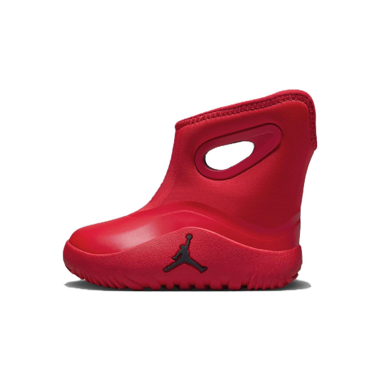 

Новые детские кроссовки Jordan Lil Drip с высоким верхом, противоскользящие, износостойкие, красные, для малышей и детей ясельного возраста FB9919-600 27