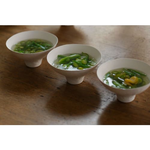 WASARA Medium Bowl, White, 350ml, 6-pack, DM-008R