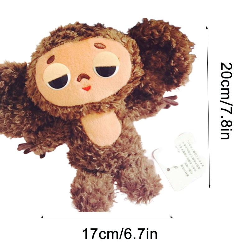 Toys Cheburashka Plush Monkey Stuffed Animal Dolls Kids Xmas Birthday Decor Gift
