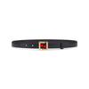 Korean Style Retro Women's Leather Belt with FF Buckle