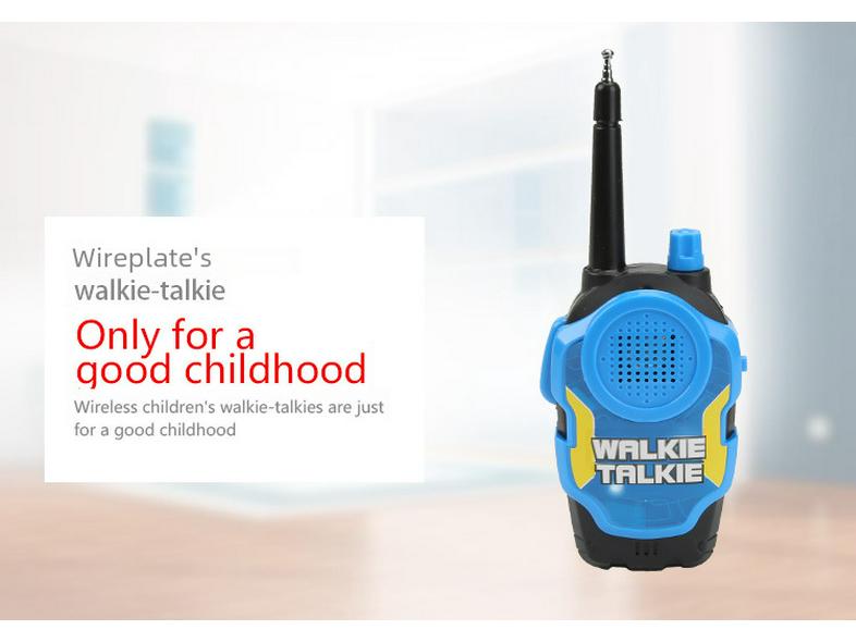 2-Pack Children's Mini Walkie Talkie Toy for Parent-Child Interaction, Indoor & Outdoor Play