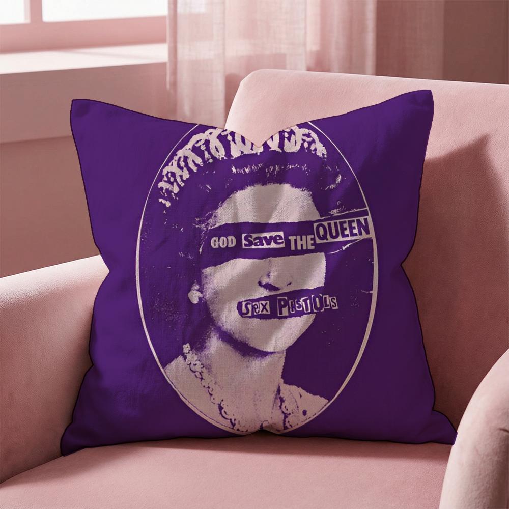 Marke S-Save the Queen Kissenbezug Mehrzweck-Kissenbezug für Zuhause & Auto - Wendbar, Weich & Langlebig für den täglichen Gebrauch