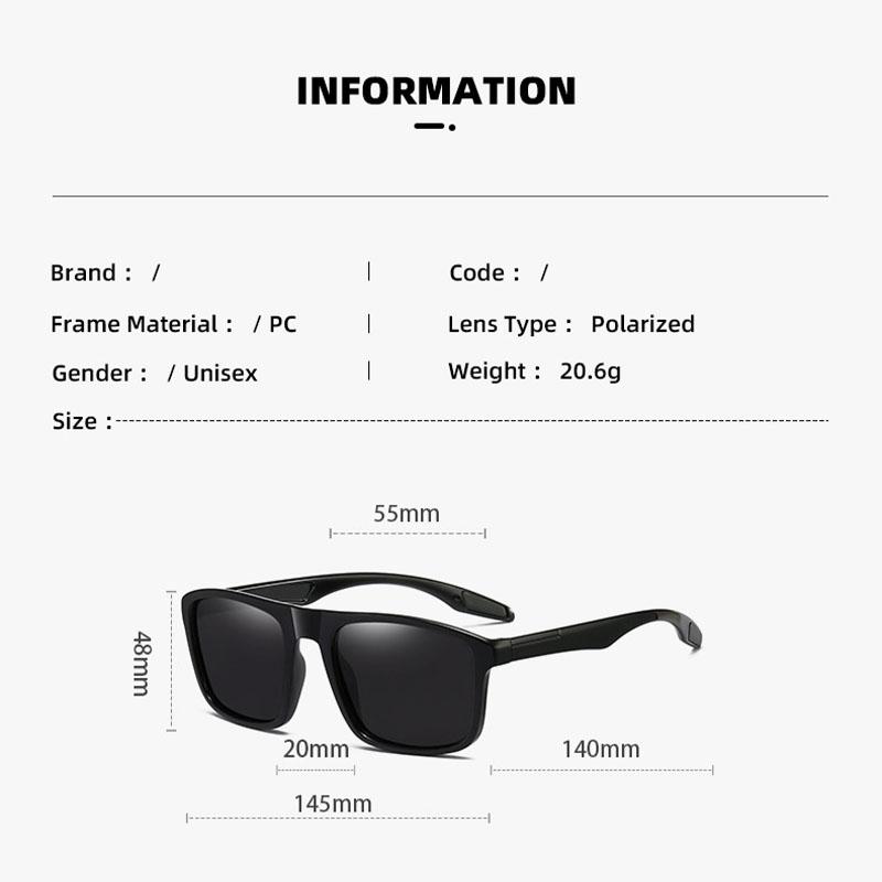 New Fashion Men Driving Sunglasses Vintage Men's Polarized Fishing Sun Glasses Outdoor Driving With Shading Shades UV400 Eyewear