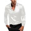 2025 Men's Silky Fabric Long-Sleeve Business Casual Shirt