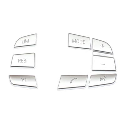 Steering Wheel Button Covers Trim Stickers For 5 6 7 F01 F02 F06 F07 F10 F12 Car Accessories Lnner Decoration