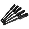 5PCSSet Car Cleaning Detailing Brush Set Black Pure Mane Microfiber Microfilament Maintenance Tool