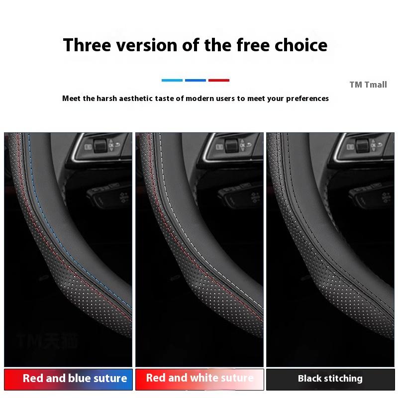 Car Steering Wheel Cover For Mercedes Benz A B C E S Class AMG GLA GLB GLC GLE CLA CLS SLC GLS GLK SLK Vito ML Pilot A45 C43 C63 BD1