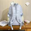 New schoolbag female Korean high value ins dopamine contrasting color college style primary and secondary school students grade backpack