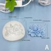 Lotus Gardenia Cake Decorations Silicone Mold Diy Kitchen Baking Handmade Soap Mold Aromatherapy Gypsum Cake Chocolate Mold