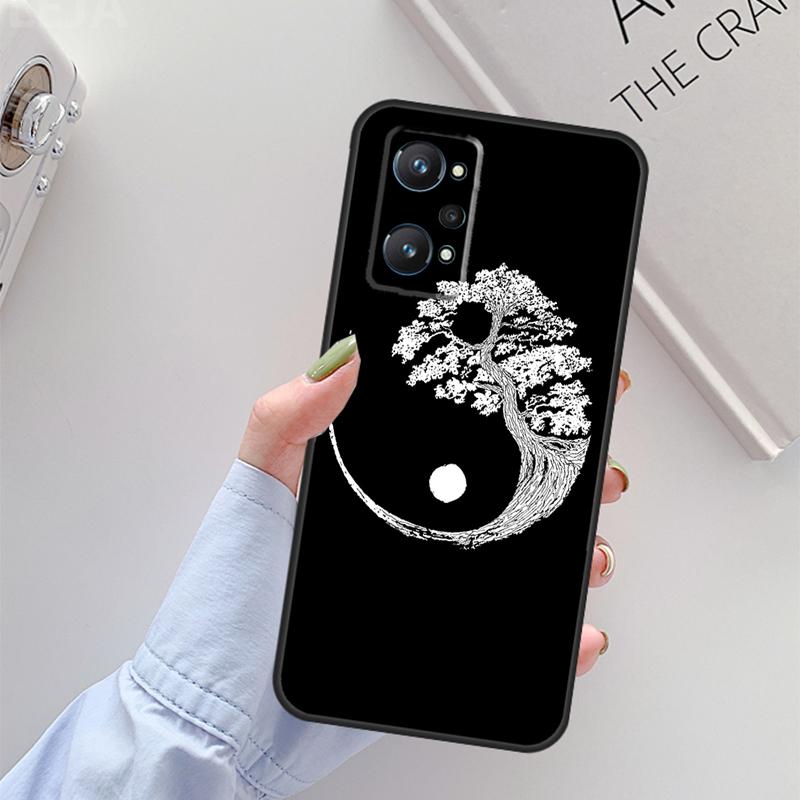 Tree of Life Yin Yang For Realme C61 C75 C55 C51 C21Y C25S C67 C53 13 12 10 11 14 Pro Plus GT 6T 6 5 GT7 Pro Case