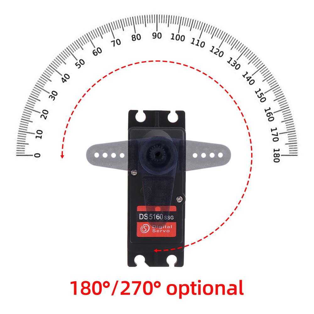 RC Steering Servo High Torque Servo Waterproof 60Kg 80Kg 150Kg 1/5 1/6 servo HV Metal Digital for  HPI Baja 5B SS RC Car
