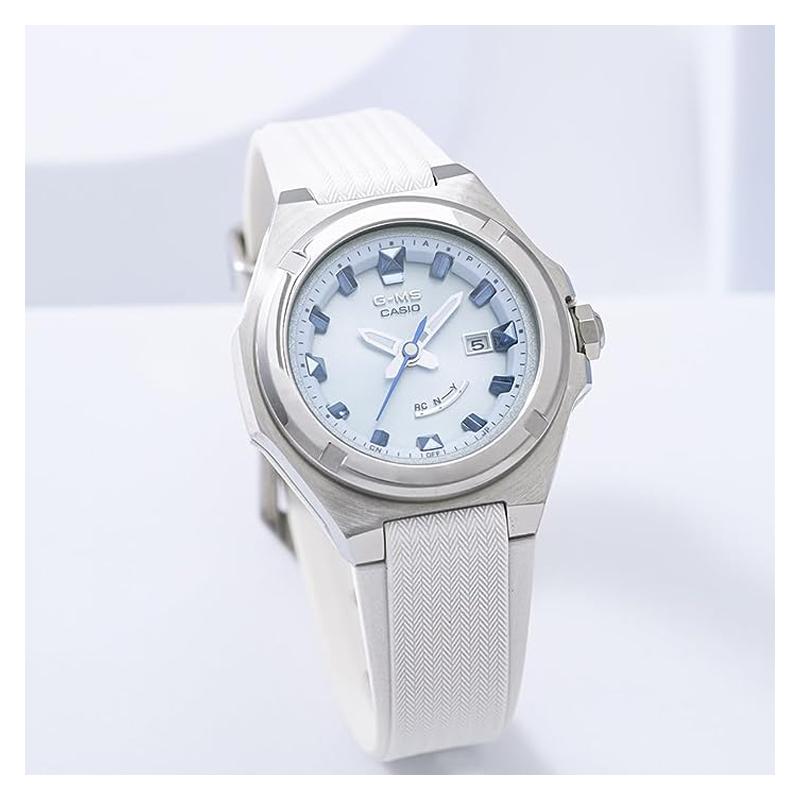 Casio BABY-G 100 Meters Waterproof, Fashionable, Casual, Solar Quartz Movement, Resin Strap, Japanese and Korean Watch, Women's Watch, MSG-W300-7AJF