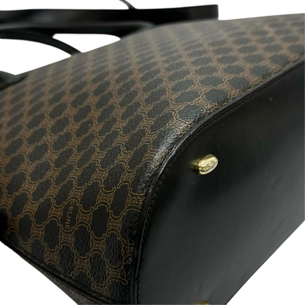 CELINE MC98-2 Handbag Brown Women 2-way Macadam used