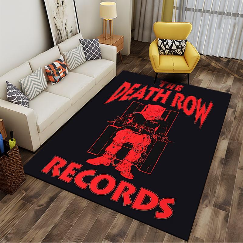Death Row Records Logo Design suitable as a non-slip mat for the living room or bedroom sofa