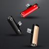 2 In1 Fast Charging High Fidelity Sound Stable Signal Plug Play Audio Adapter Type-C To 3.5mm Headphone Jack Converter Audio Accessories