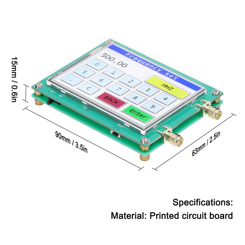 1pc 23.5-6000MHz Signal Generator 0.5PPM Low-noise Signal Source Touch Screen Instruments Parts Accessories
