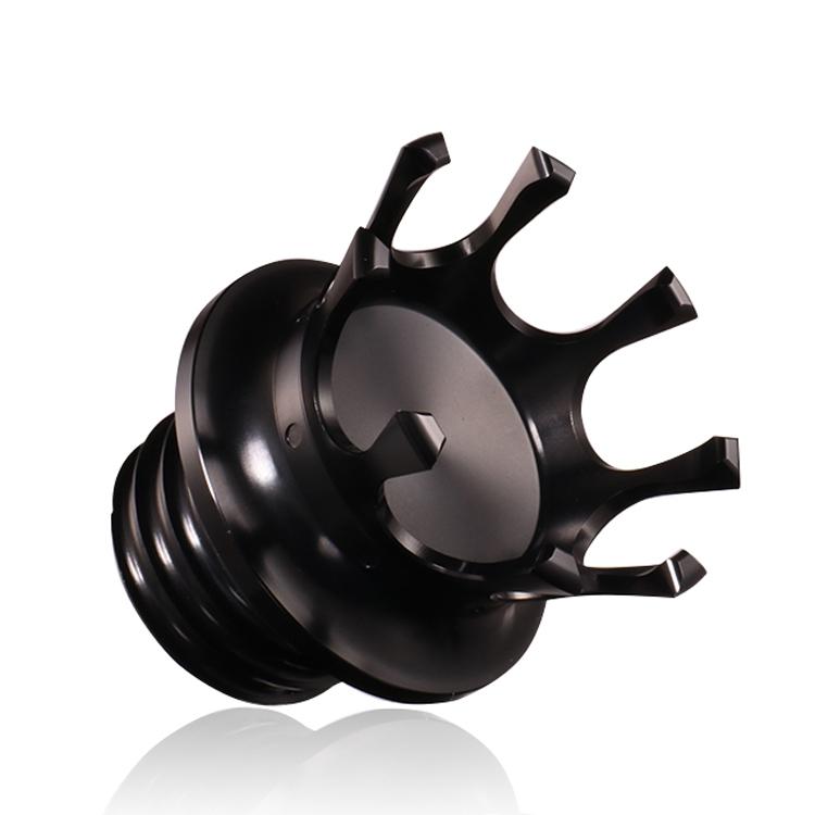 Tappo Serbatoio Carburante Corona in Lega di Alluminio CNC per Moto Adatto Per Harley 883 / XL / 1200 / 48 / 72