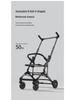 Foldable Baby Stroller: Easily Portable, Reclines for Sitting or Lying, Ideal for Travel.