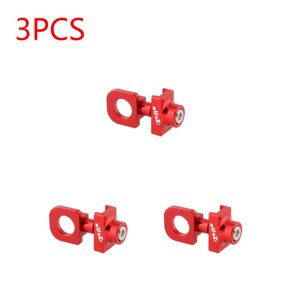 1-10pcs Single Speed Bicycle Chain Tensioner Adjuster Aluminum Alloy Bicycle Chain Fastener Fixed Bike Bolt Screw Accessories
